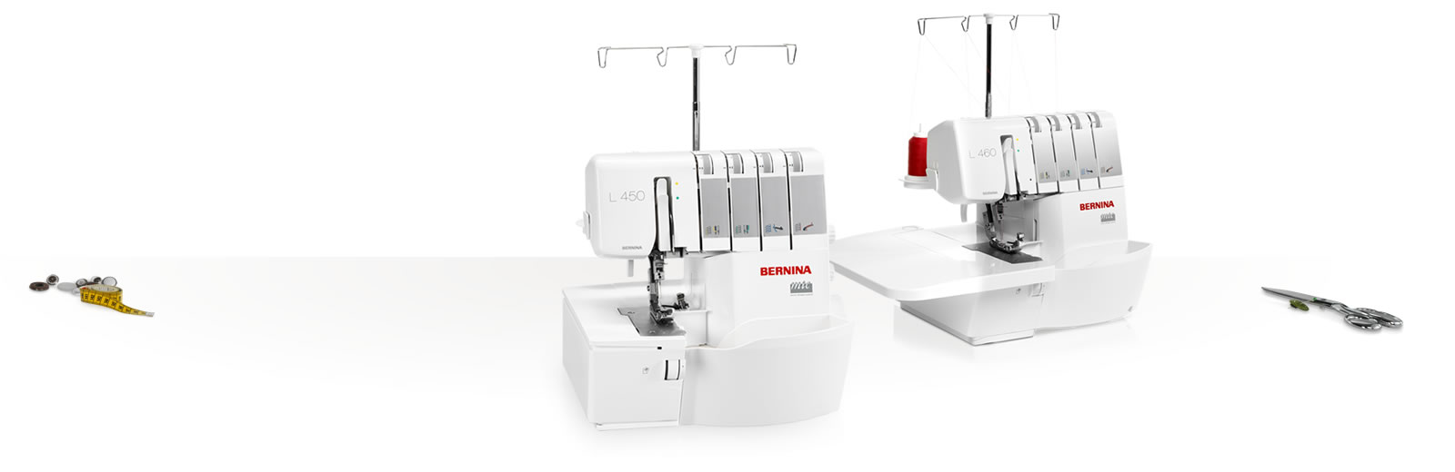 The BERNINA Serger/Overlocker line BERNINA