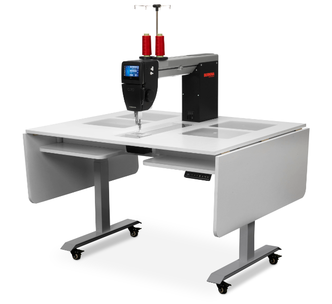 Q Series Lift Table A Powered Sit Down Quilting Table BERNINA