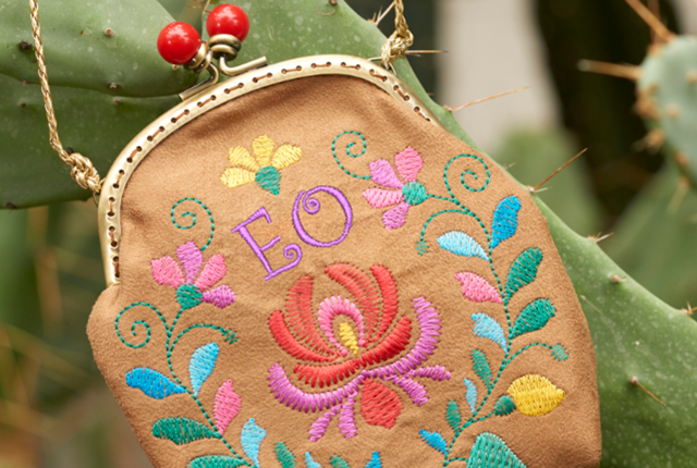 Create your personal Boho bag with beautiful embroidery - BERNINA