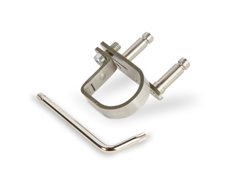 Stainless Steel with Base Plate Embrace Hoop Adjustable Screw