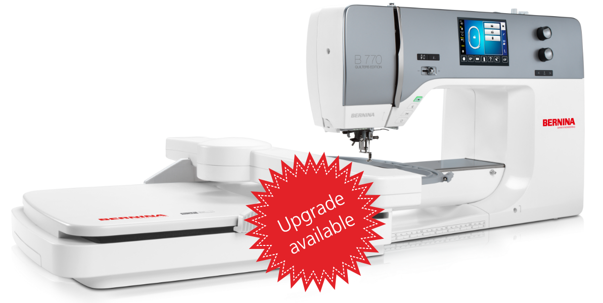 BERNINA 770 QE E – the high-end sewing, embroidery and quilting