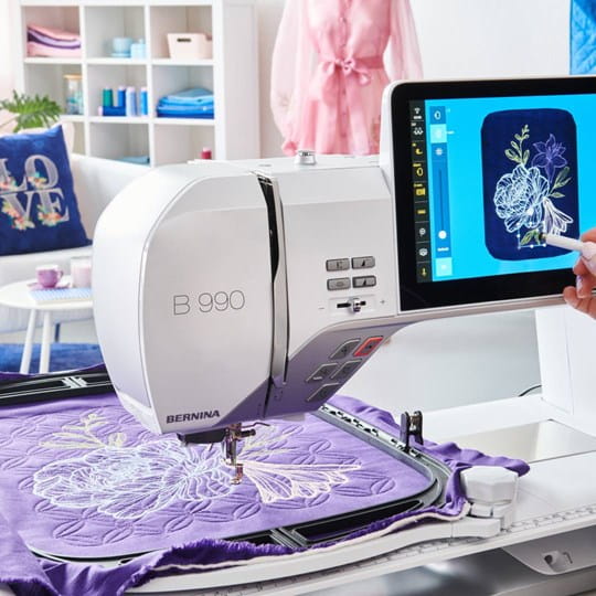 Sew and embroider for a longer period of time