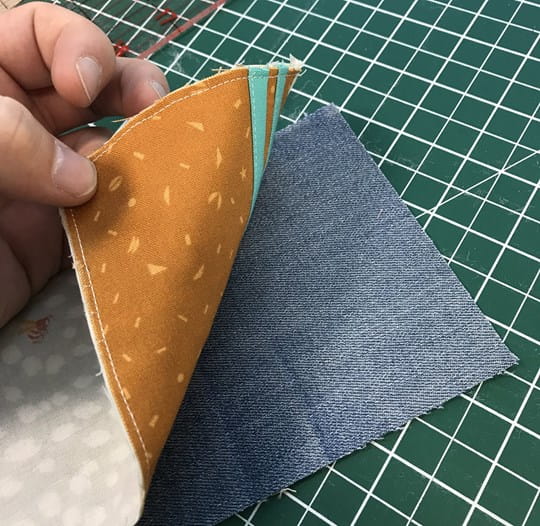 Denim sales wallet pattern