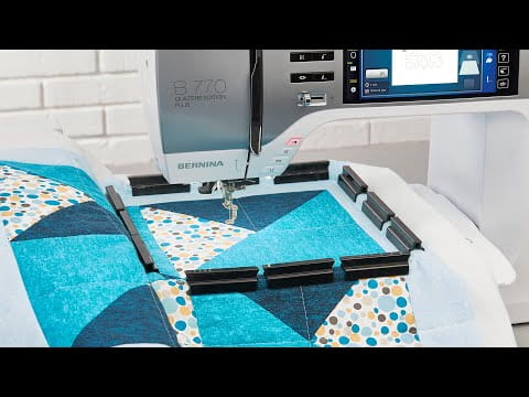 How to use a free motion quilting foot - Gathered